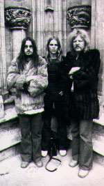 Franke, Baumann e Froese at Liverpool Cathedral - 1975